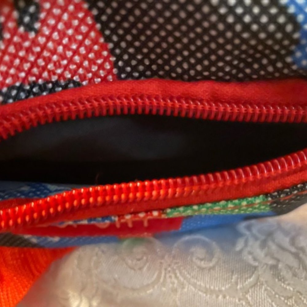Colorful Sport printed canvas fanny pack. NWOT - Picture 4 of 10